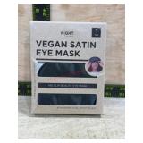 Vegan Satin Eye Mask, No Slip Design