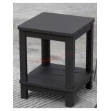 Keter Outdoor Resin Side Table with Shelf