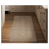 2.5x7 Washable Rug with Non-Slip Backing