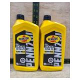 Pennzoil Full Synthetic Motor Oil 5W-20, Two Bottl