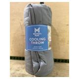 Gray Cooling Throw Blanket, 60 x 70 Inches