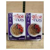 Two Boxes of Grape-Nuts Cereal