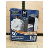 50 Heavy-Duty Kitchen & Compactor Bags