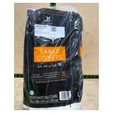 Pack of 10 Black 3-Ply Table Covers