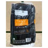 10-Pack White 3-Ply Table Covers 54 x 108 Inches