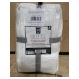 6 White Bath and Hand Wash Cloths