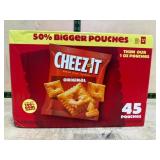 Cheez-It Original Snack Crackers, 45 Pouches
