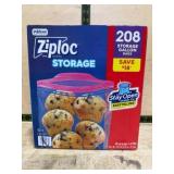 Ziploc Storage Gallon Bags, 208-Count
