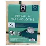 240 XL Disposable Washcloths, 12 in x 8 in