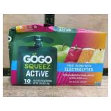 GoGo squeeZ Active Fruit Pouches, 10-Pack