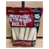 Beefhide Retriever Rolls, 15-Pack