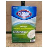 Clorox Bleach Toilet Bowl Cleaner Tablets, 6-Pack
