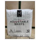 Adjustable Adult Briefs, 12-Count
