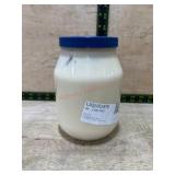 Mayonnaise in Plastic Jar with Blue Lid