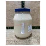 Large Plastic Jar of Mayonnaise