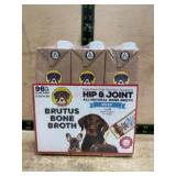 Brutus Bone Broth for Dogs, Beef, 3-Pack