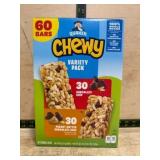 Quaker Chewy Granola Bars Variety Pack, 60 Count