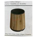 Deco Conic Planter with Pine Design