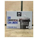320 Commercial Trash Can Liners, 33 Gallon