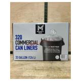 320 Commercial 33-Gallon Can Liners