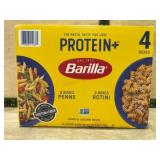 Barilla Protein+ Pasta, Penne and Rotini, 4 Boxes