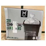 220 Commercial Trash Can Liners, 50 Gallon