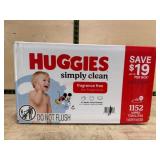 Huggies Simply Clean Baby Wipes, 1152 Count
