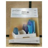 Plastic Container Lid Organizer