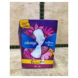 Always Radiant FlexFoam Pads, 38 Count