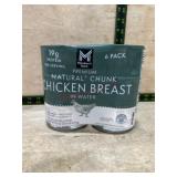 Six-Pack Natural Chunk Chicken Breast in Water