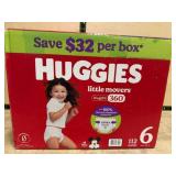 Huggies Little Movers Size 6 Diapers, 112 Ct