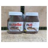 Two Jars of Nutella Hazelnut Spread