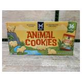 36 Individual Packs Animal Cookies