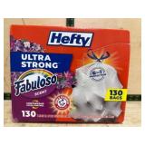 Hefty Ultra Strong 13 Gallon Trash Bags, 130 Ct