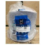 Disposable White Plates, 204-Count