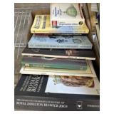 Flat of collectibles reference guides