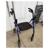 Mobility scooter walk