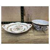 2- England floral bowls