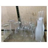 Flat of various chimney globes
