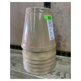 6 New 5 inch tan lamp shades