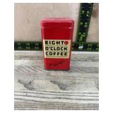 Eight o clock coffee bank can