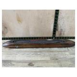Antique weaving spinning boat shuttle from
