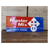 Master Mix metal sign