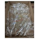 Flat of various glass prisms