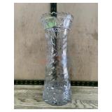 12 inch taper style lead crystal vase