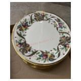 12 Lenox Holiday Tartan sandwich plates