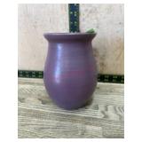 Purple pottery vase