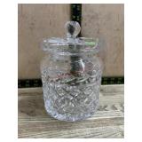 Waterford crystal biscuit barrel