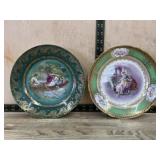 2- Royal Vienna hand painted plates