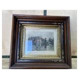 17x19 Wood shadowbox style frame with Oyster